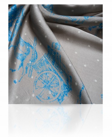 Шейный Платочек Женский SS.KV-SILK.ROUTE/BE